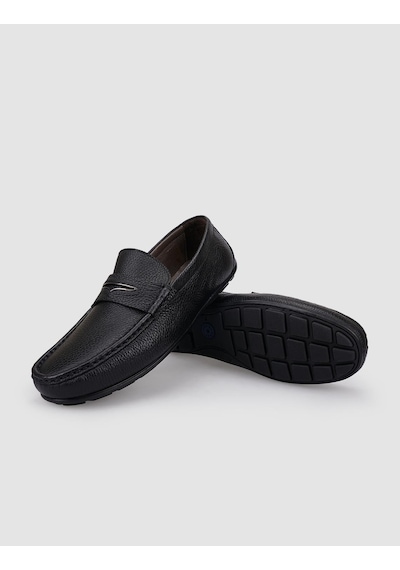 Cabani Moravex %100 Hakiki Deri Siyah Erkek Loafer