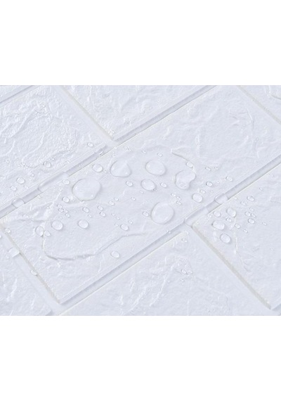 Kendinden Yapışkanlı Beyaz Duvar Kağıdı Paneli 70x38 Cm Diğer