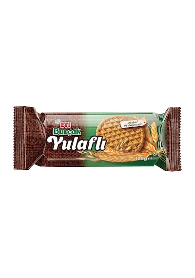 Eti Burçak Yulaflı Bisküvi 125 G - Yüksek Lifli Atıştırmalık 4'li Avantaj Paketi - 4 Adet Tarı
