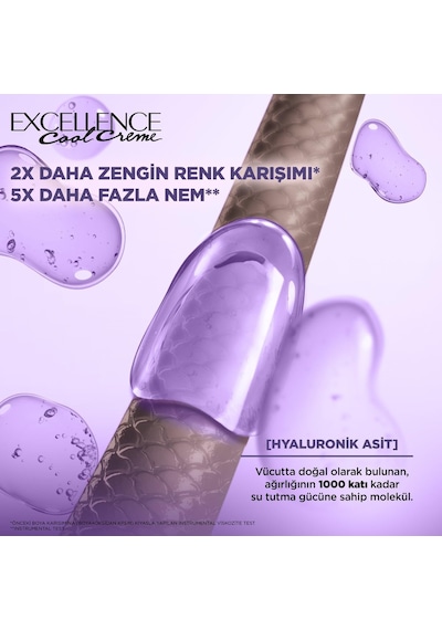 L'oreal Paris Excellence Cool Creme 7.11 Ekstra Küllü Kumral Saç Boyası
