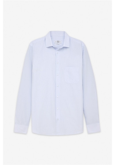 Süvari Buz Mavi Regular Klasik Yaka Casual Gömlek Gm2025300052-m01 Buz Mavi