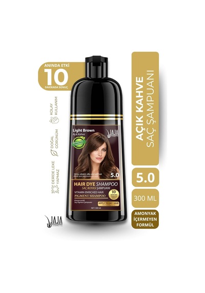 Açık Kahve Light Brown Saç Şampuanı 5.0 300 Ml & Vitamin İçerikli