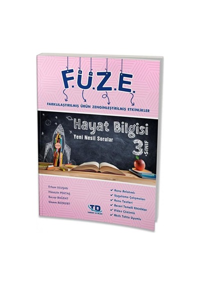 3. Sınıf Füze Hayat Bilgisi Yeni Nesil Sorular / Kolektif / Tandem Yayınları / 9786257194375