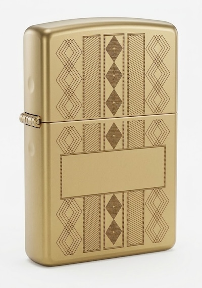 Zippo İnitial Dizayn Çakmak Sarı