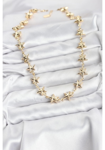 Yıldız Model Pirinç Kadın Kolye Gold Renk Renkli 42142768