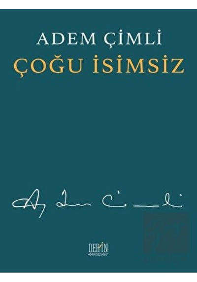 Çoğu İsimsiz - Adem Çimli - Derin Yayınları