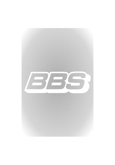 Bbs Oto Sticker Araba Cam Sticker 30 X 10 Cm Beyaz