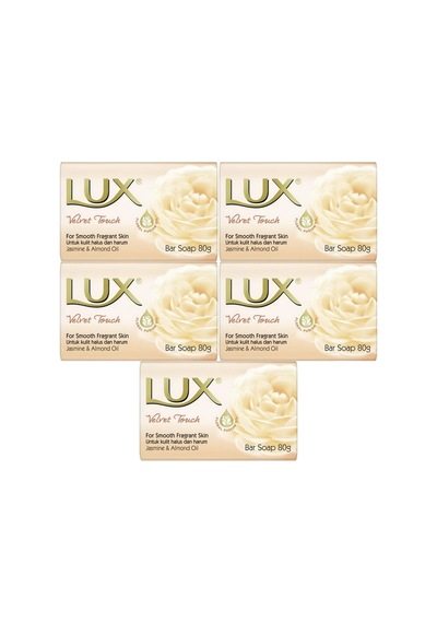 Lux Sabun 80gr Velvet Touch Kadife Dokunuş 5 Li Set