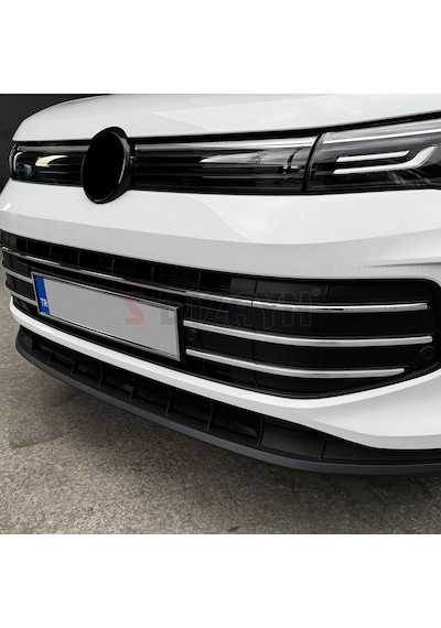 S-dizayn Vw Tiguan 3 Krom Ön Tampon Çıtası 6 Prç. 2024 Üzeri A+ Kalite