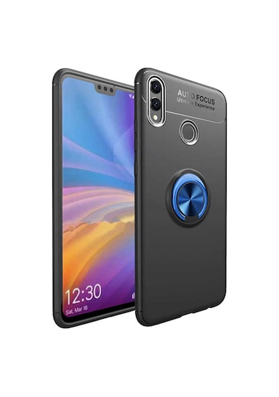 Huawei Honor 8C Kılıf Yüzüklü Magnetli Ravel Case