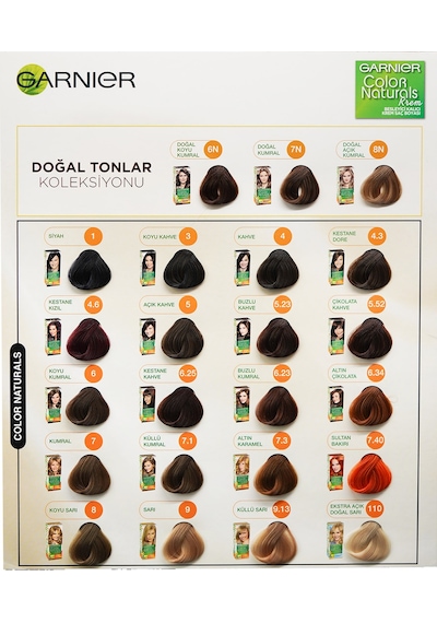 Garnier Color Naturals Set Boya 7 Kumral 2 Adet
