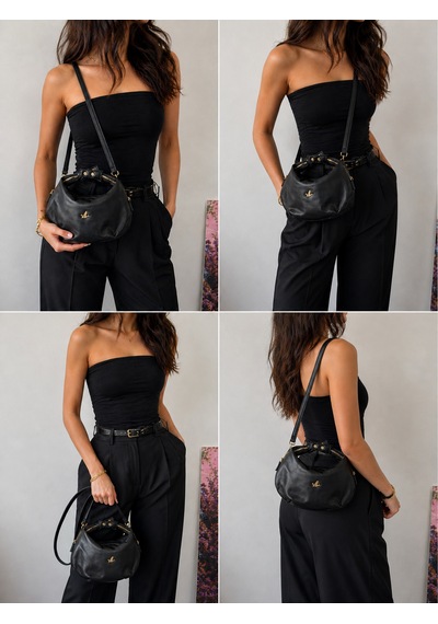 Alyora Minimal Siyah Bag