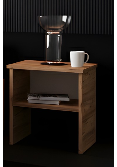 Lotus Tek Kişilik Mdf Karyola Ve 2 Komodinli Set