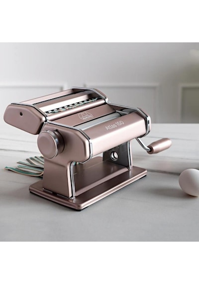 Marcato Atlas 150 Pastel Pembe İtalyan Erişte Makarna Makinesi Pembe