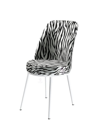 Canisa Kor Serisi 70x114 Açılabilir Mutfak Masası Takımı Beyaz Masa 4 Zebra Desen Sandalye Zebra Canisa Kor Serisi 70x114 Açılabilir Mutfak Masası Takımı Beyaz Masa 4 Zebra Desen Sandalye Zebra