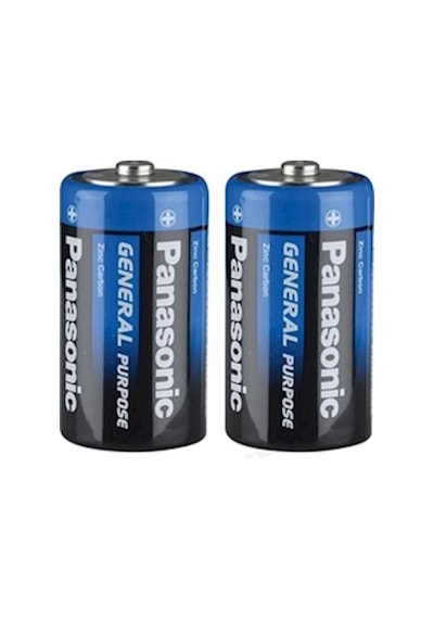 Panasonic R20Be/2Ps General Purpose Büyük Boy D Pil 2'li