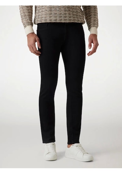 Guess Erkek Denim Skinny Fit Jeans Siyah