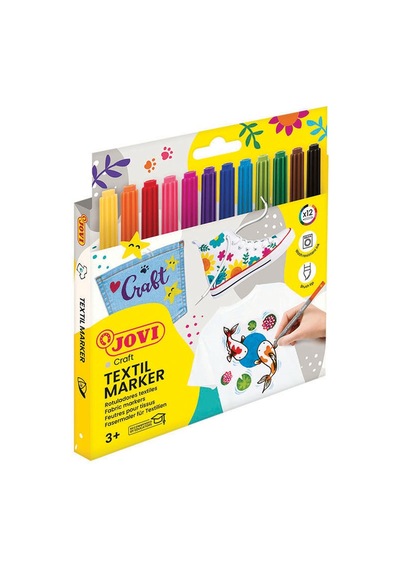 Jovı 1410 Decor Tekstil Kalemi - 12 Renk Beyaz