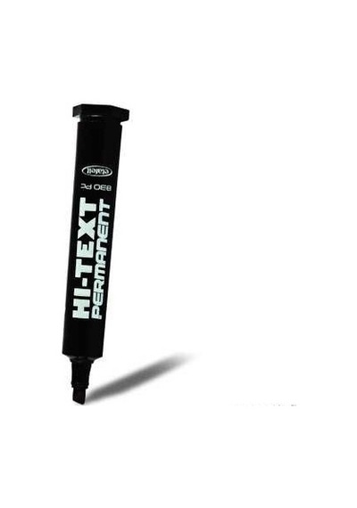 Hı-Text 830 Pc Kesik Uçlu Siyah Permanent Koli Kalemi 12 Adet
