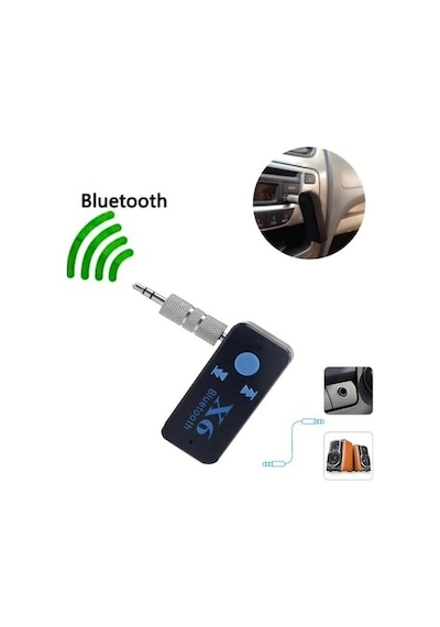 Bluetooth Müzik Alıcısı 3.5Mm Aux Araç Kiti Polygold X6