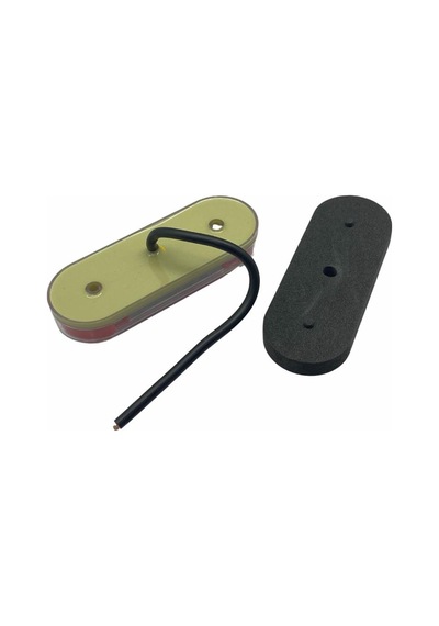 12v-24v Pozisyon Lambası Plaka Lambası 3 Fonksiyonlu Kırmızı Neon Ledli 120 44 Mm