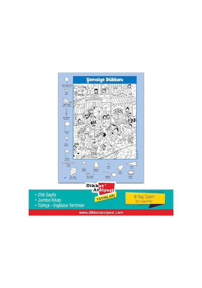 Focus_Gelişim Jumbo Kitap Hidden Pictures Dikkat Geliştirme Serisi
