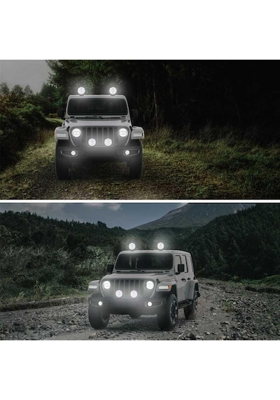 Hella Off-road Valuefit Blade Led Uzun Far Krom 36w 7" Beyaz Isik 1fj357198-011