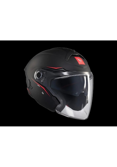 Mt Cosmo Sv Solid A1 Mat Siyah Açık Kask Mat Siyah