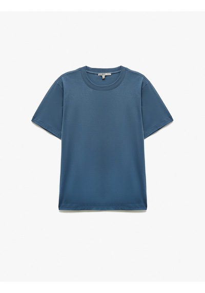 Koton Bisiklet Yaka Pamuklu Regular Fit Kısa Kollu Basic Tişört Mavi 5sam10116hk Mavi Koton Bisiklet Yaka Pamuklu Regular Fit Kısa Kollu Basic Tişört Mavi 5sam10116hk Mavi