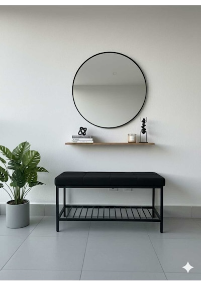 Özcan Metal Metal Ayaklı Raflı Bench Puf Bank Antre Mutfak Salon Yatak Odası Puf Bank 105 40 Siyah Özcan Metal Metal Ayaklı Raflı Bench Puf Bank Antre Mutfak Salon Yatak Odası Puf Bank 105 40 Siyah