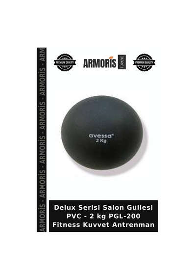 Delux Serisi Salon Güllesi Pvc - 2 Kg Pgl-200 Fitness Kuvvet Antrenman
