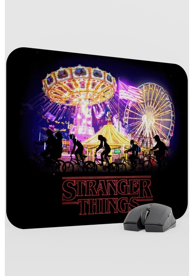 Stranger Things V5 48x40 Xl Gaming Kauçuk Kaymaz Taban Mouse Pad Fare Altlığı