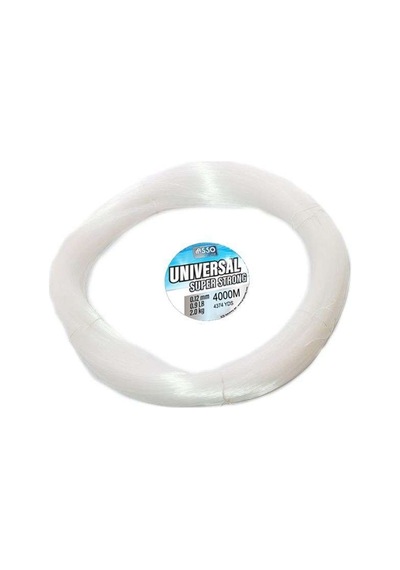 Asso Universal Çile 4000mt Monofilament Misina Beyaz Standart - 0.35 Mm