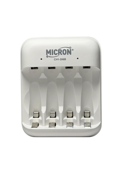 Micron Aa Aaa Pil Şarj Cihazı 4 Yuvalı Type-c Ni-cd Ni-mh Şarj Aleti Ch1-206b