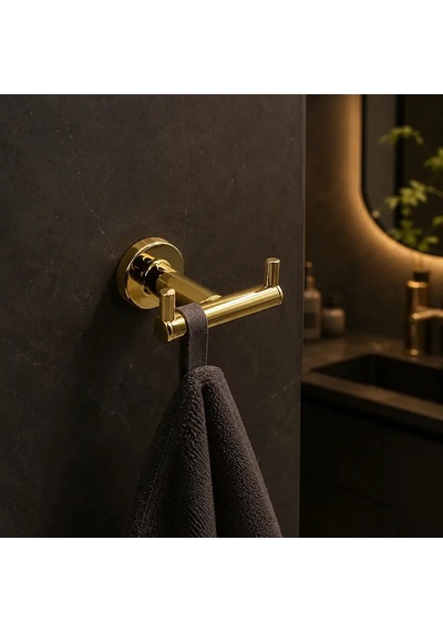 System Hoop İkili Askılık Gold Renk Ba1003 012 Gl Çok Renkli