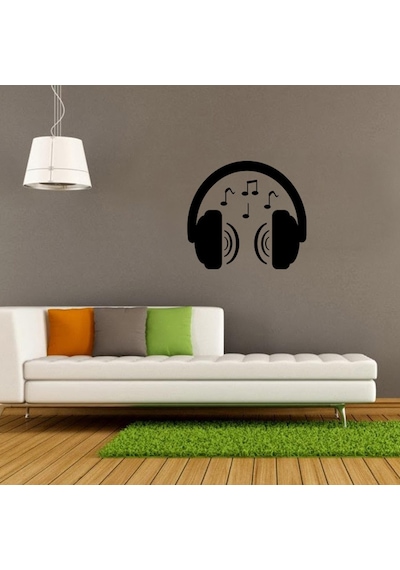 Folyo Sticker Kulaklık 30cm Uzunluk Siyah