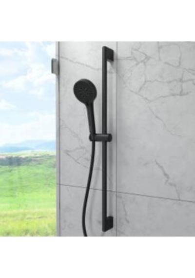 Artema Base Round A4590836 3f Sürgülü El Duşu Takımı, Mat Siyah Diğer