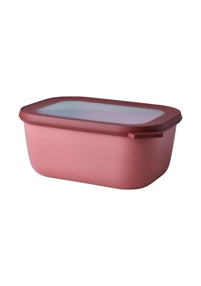 Multi Bowl Cirqula Rectangular Saklama Kabı 1500ml Kırmızı-7517 Vivid Lilac