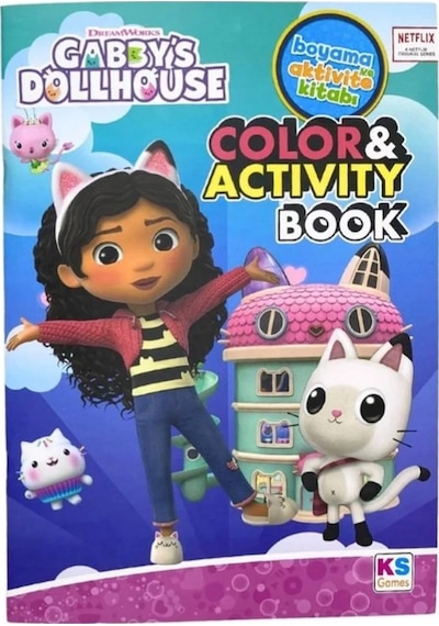 Ks Games Gabby's Dollhouse Boyama Ve Aktivite Kitabı