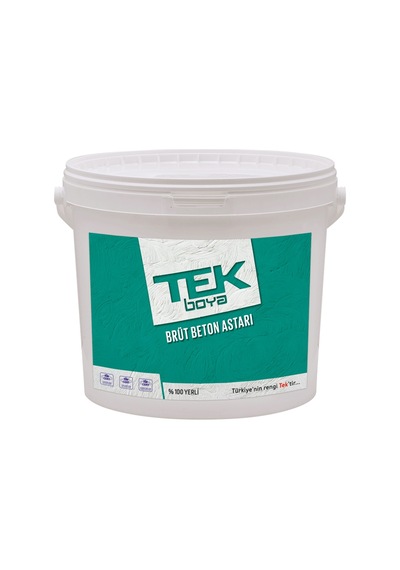 Tek Boya Brüt Beton Astarı Yeşil 3Kg