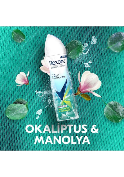 Rexona Thermocool Kadın Sprey Deodorant Eucalyptus & Magnolia 150 Ml X2
