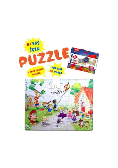 Oyun Parkı 5+ Keçe Yapboz - 5 Yaş Puzzle Standart