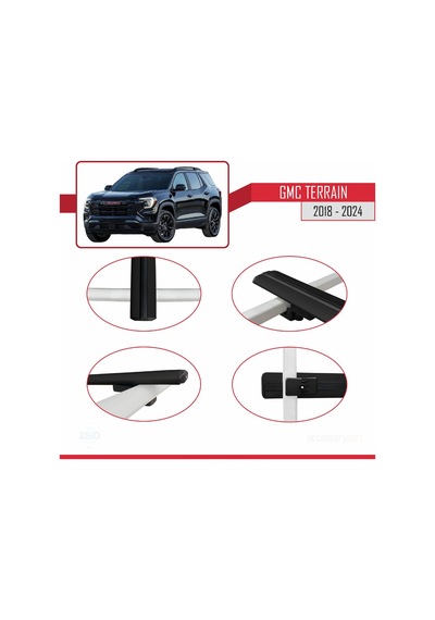 Gmc Terrain 2018-2024 Arası İle Uyumlu Basıc Model Ara Atkı Tavan