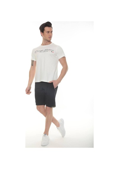 Fore Sport Erkek Enough Believe Yazılı T-shirt Ekru
