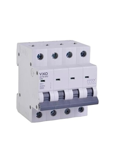 4vtb-4c50 Otomatik Sigorta 4,5ka C Tipi 4 Kutup 50a