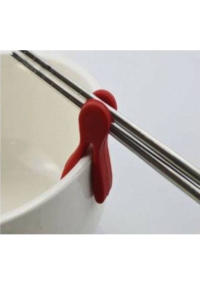 Konyax Silikon Tava Kaşık Tutacağı 3'lü Paket Renkli
