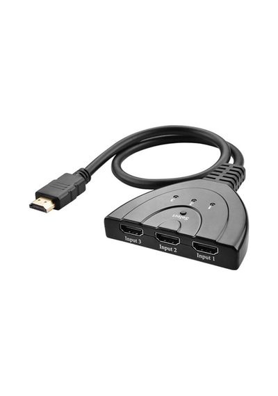 3 Port 1080 P Hdmı Switch Çoğaltıcı Çoklayıcı Kablosu Splitter
