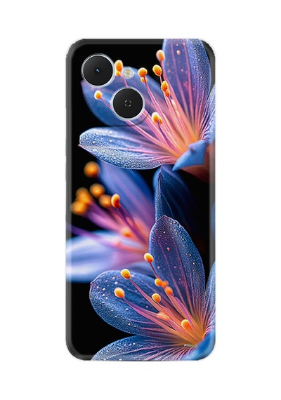 Tecno Spark 40c Km4n Kılıf Boutique Baskılı Resimli Rekli Çiçekler Pcode -015