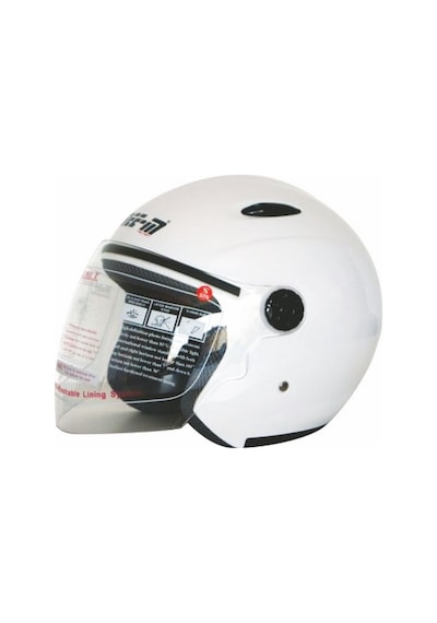 Free-M 601 Yarım Kask Beyaz