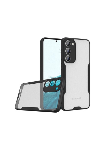 Flzdgnkr Newface Samsung Galaxy S23 Plus Kılıf Platin Silikon - Siyah
